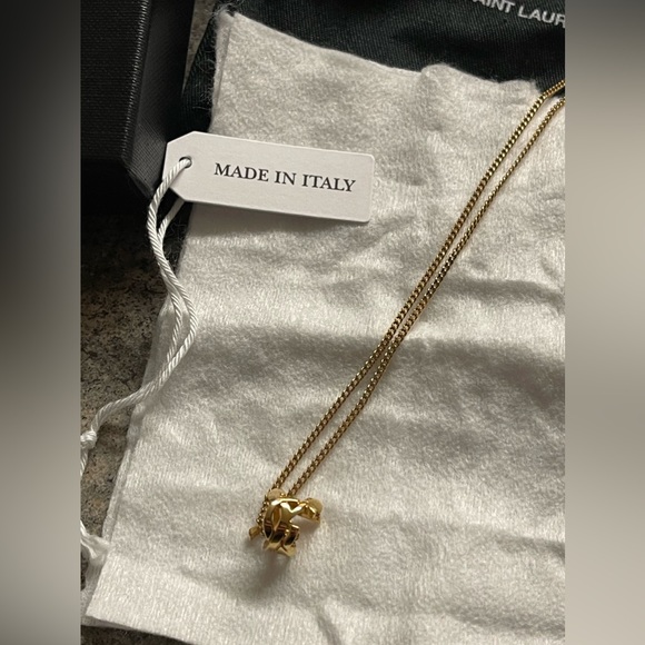 YSL Cassandre Twist Pendant Necklace - Picture 5 of 8